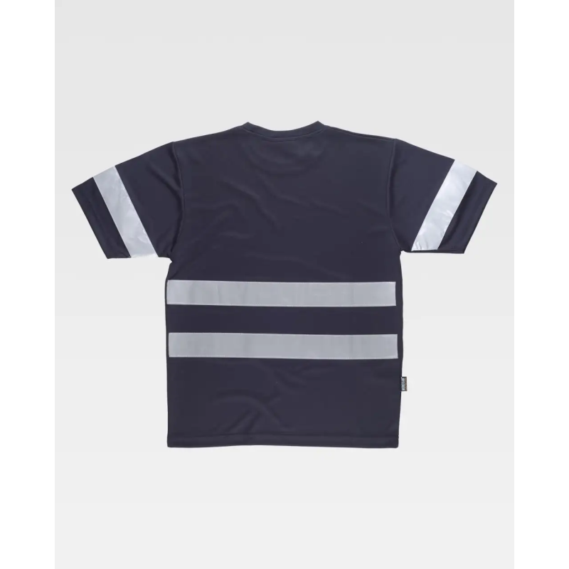 CAMISETA MANGA CORTA CINTAS REFLECTANTES