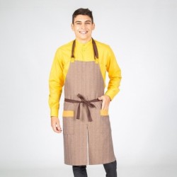 DELANTAL CHOCOLATE CON PETO