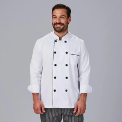 ⭐ CHAQUETA COCINERO MANGA LARGA | Azules de Vergara