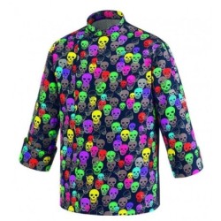 ⭐ CHAQUETA COCINA ESTAMPADA | Azules de Vergara