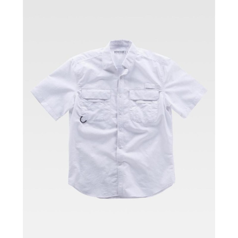 CAMISA MULTIBOLSILLOS MANGA CORTA