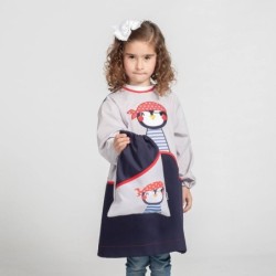 MOCHILA COLEGIAL PINGÜINO PIRATA