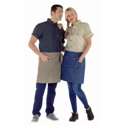 ⭐ DELANTAL CORTO UNISEX | Azules de Vergara
