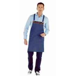 ⭐ DELANTAL TIRAS AJUSTABLES | Azules de Vergara