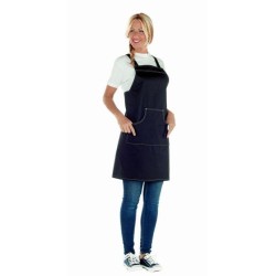 ⭐ DELANTAL UNISEX BOTONES | Azules de Vergara