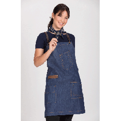 ⭐ DELANTAL PETO DENIM | Azules de Vergara