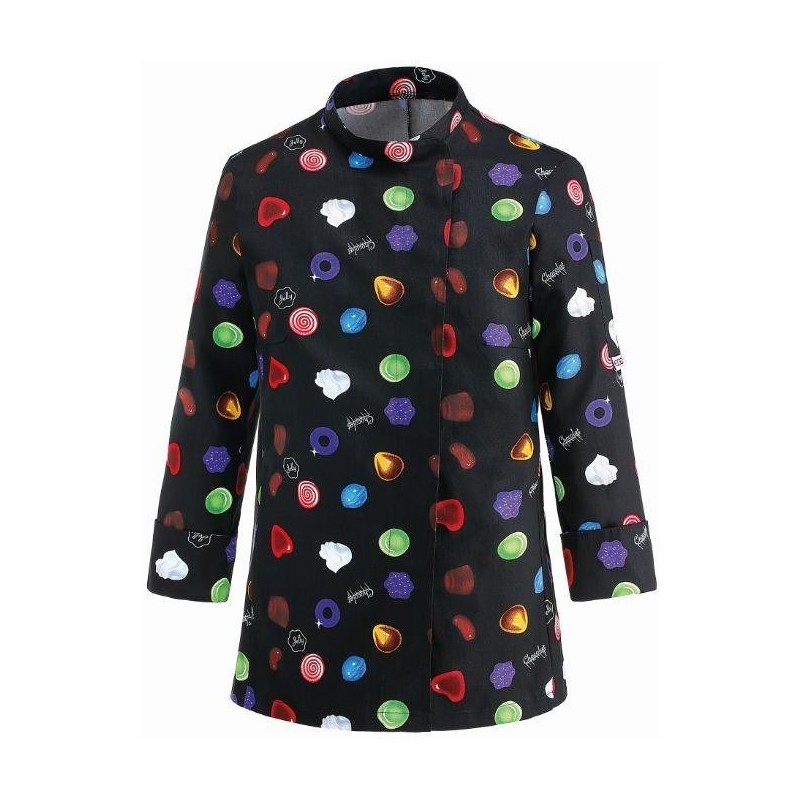 CHAQUETA COCINA MUJER ESTAMPADA