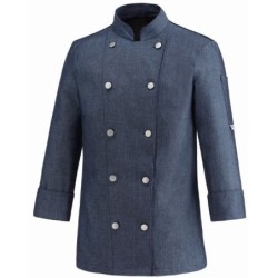 ⭐ CHAQUETA COCINA UNISEX | Azules de Vergara