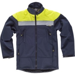⭐ CHAQUETA WORKSHELL AJUSTABLE | Azules de Vergara