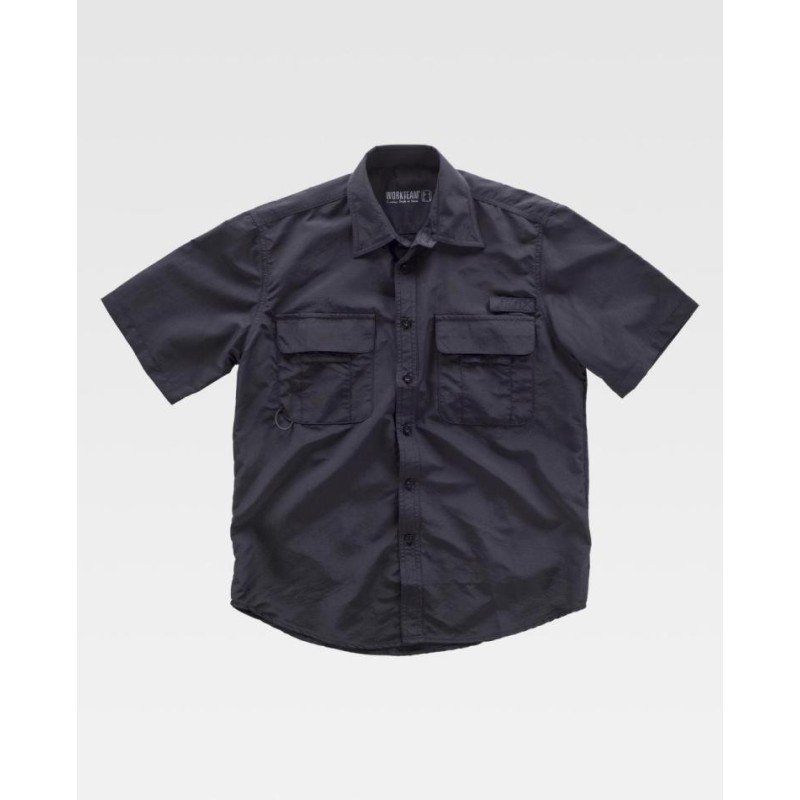 CAMISA MULTIBOLSILLOS MANGA CORTA