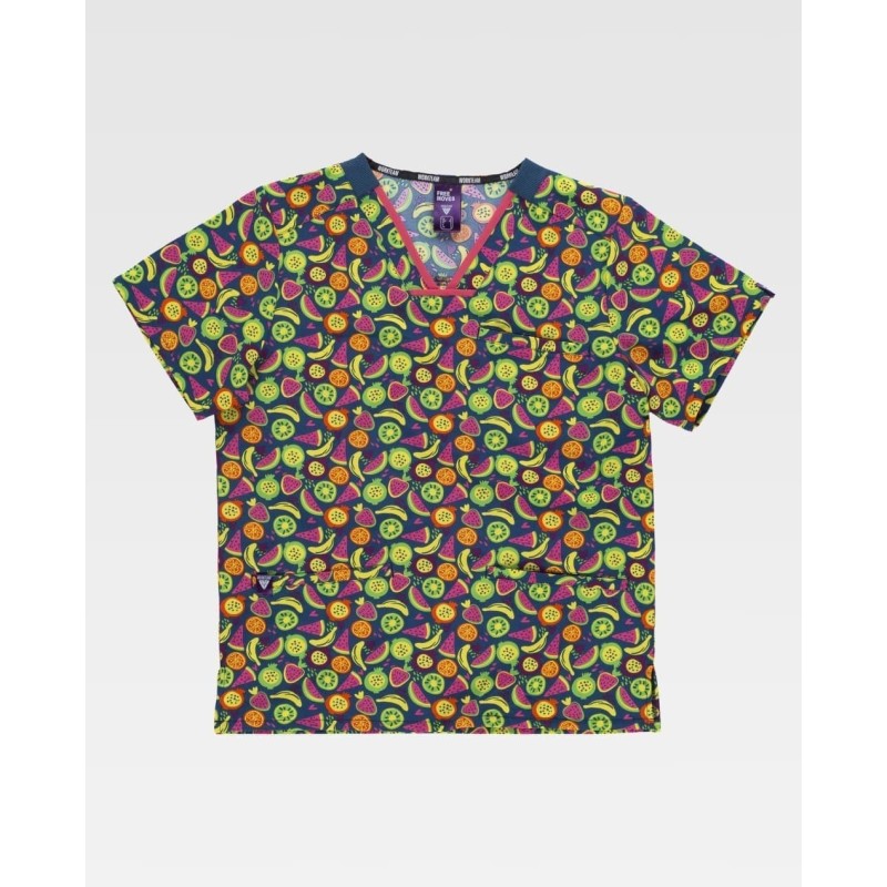 CASACA ESTAMPADA FRUTAS