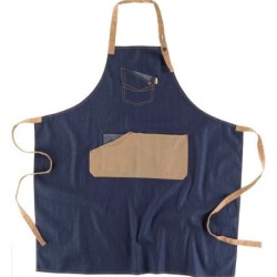 ⭐ DELANTAL PETO COMBINADO | Azules de Vergara