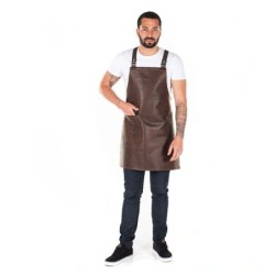 ⭐ DELANTAL UNISEX CUERO | Azules de Vergara