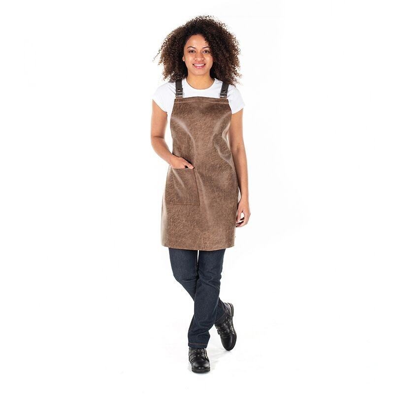 DELANTAL UNISEX CUERO