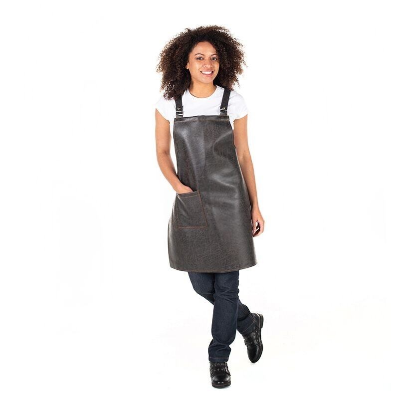 DELANTAL UNISEX CUERO
