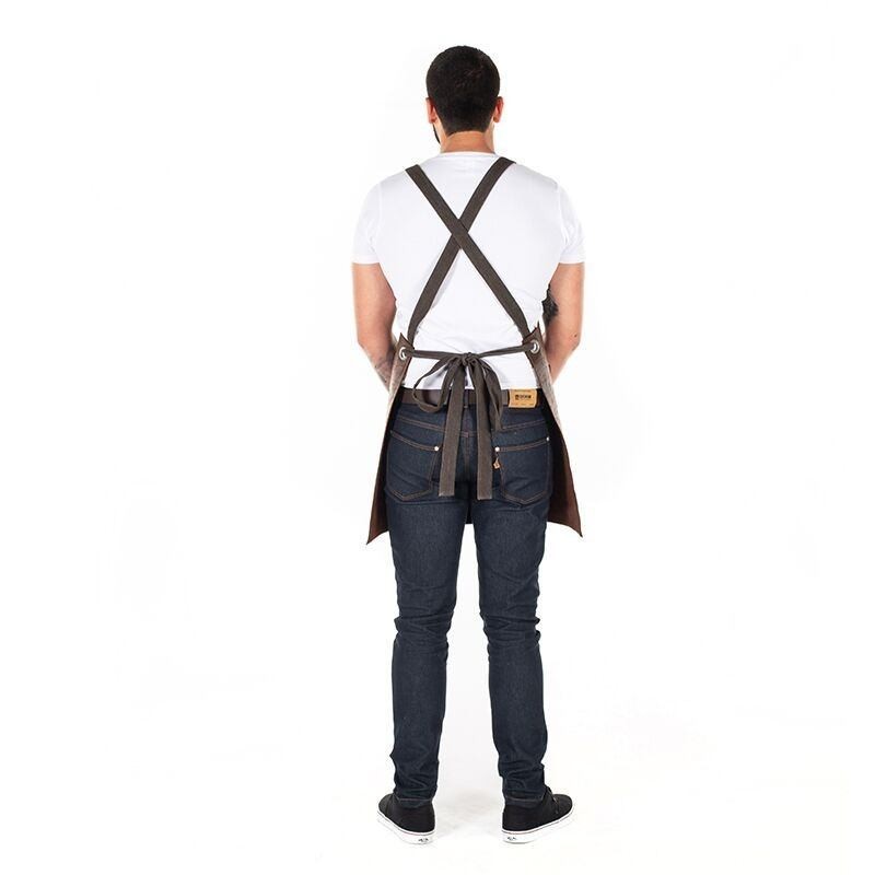 DELANTAL UNISEX CUERO