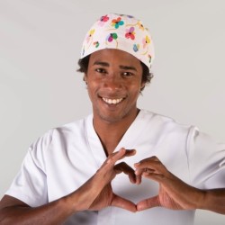 BANDANA SANITARIA FLORES