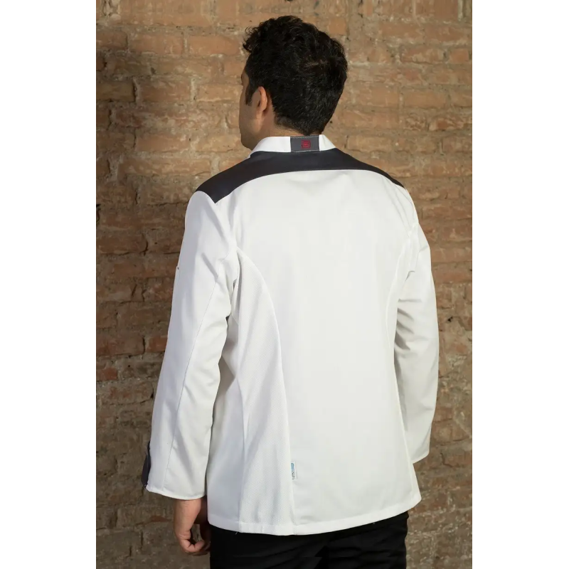 CHAQUETA CUELLO MAO HOMBRO MANGA CONTRASTE
