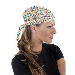 ⭐ GORRO BANDANA ALFABETO | Azules de Vergara