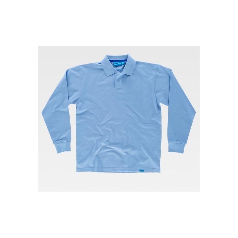 POLO MANGA LARGA ANTIBACTERIANO