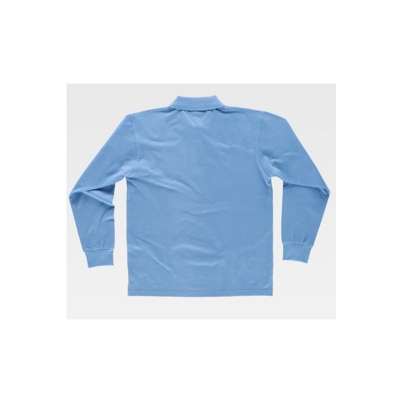 POLO MANGA LARGA ANTIBACTERIANO