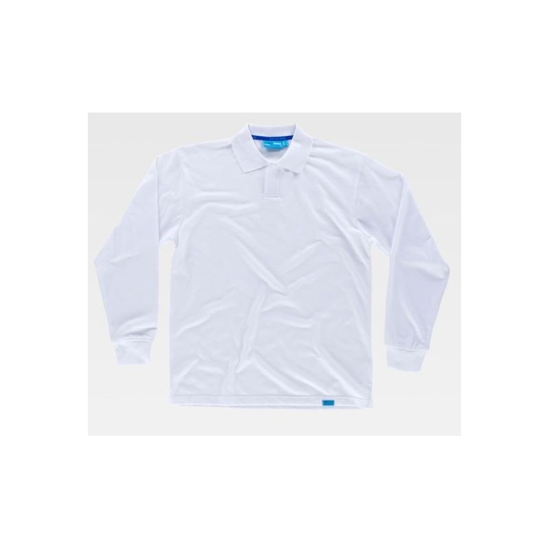 POLO MANGA LARGA ANTIBACTERIANO