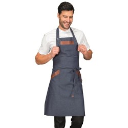 ⭐ DELANTAL PETO VAQ VIVOS L | Azules de Vergara