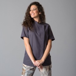 ⭐ CHAQUETA MUJER MICROFIBRA MANGA CORTA | Azules de Vergara