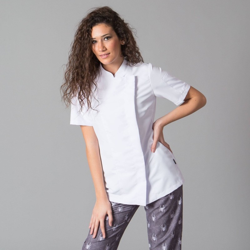 CHAQUETA MUJER MICROFIBRA MANGA CORTA