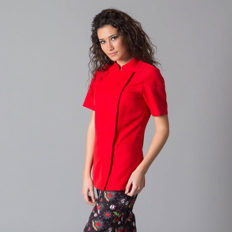 CHAQUETA MUJER MICROFIBRA MANGA CORTA