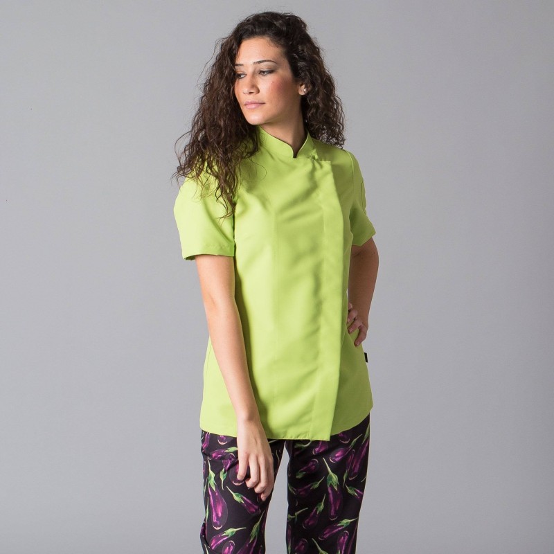 CHAQUETA MUJER MICROFIBRA MANGA CORTA