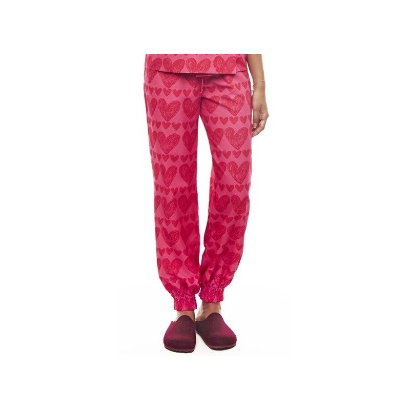 PANTALON CORAZON ROSA