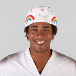 ⭐ BANDANA SANITARIA ARCOIRIS | Azules de Vergara