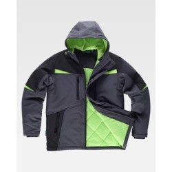 ⭐ PARKA WORKSHELL ACOLCHADA | Azules de Vergara