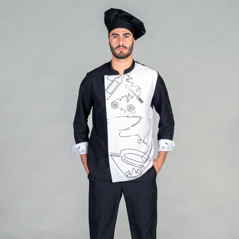 CHAQUETA CHEF MICROFIBRA