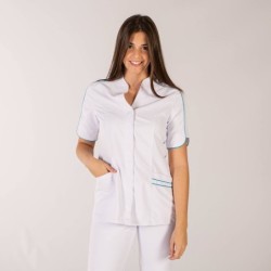 ⭐ BLUSA SANITARIA CUELLO MAO | Azules de Vergara