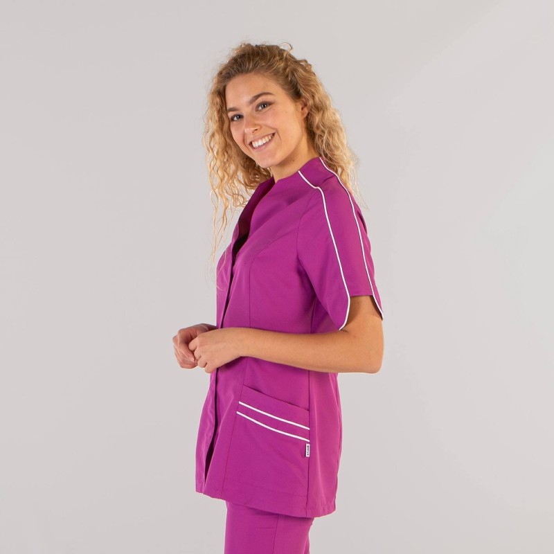 BLUSA SANITARIA CUELLO MAO