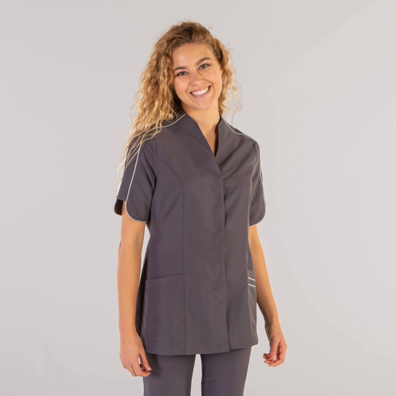 BLUSA SANITARIA CUELLO MAO
