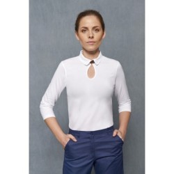 ⭐ POLO MUJER AJUSTADA | Azules de Vergara