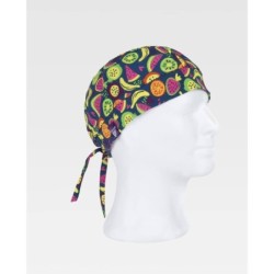 ⭐ BANDANA ESTAMPADA FRUTAS | Azules de Vergara
