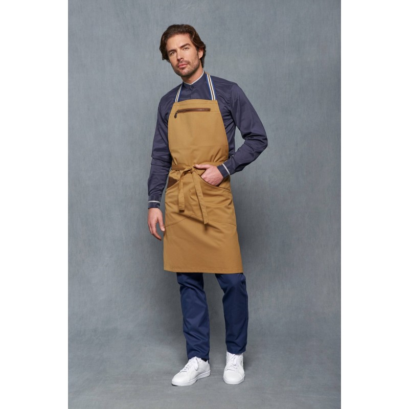 DELANTAL PETO UNISEX CON BOLSILLOS