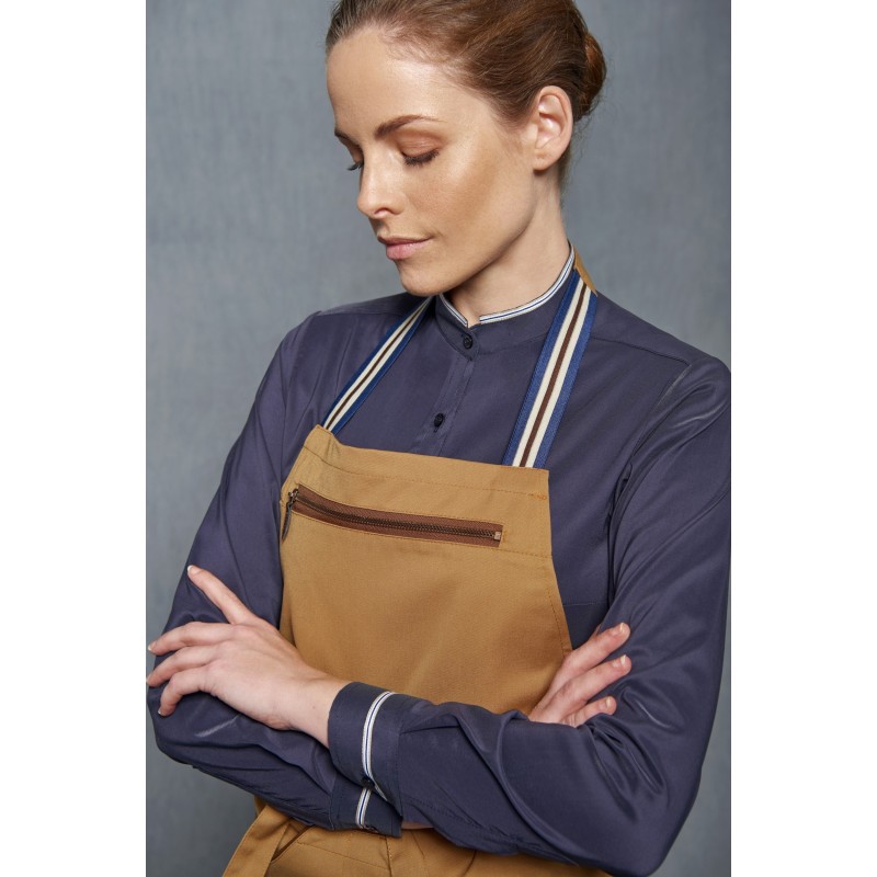 DELANTAL PETO UNISEX CON BOLSILLOS