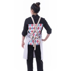 ⭐ CHAQUETA DE COCINA ESTAMPADA | Azules de Vergara