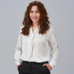 BLUSA SATEN LAZO F/S