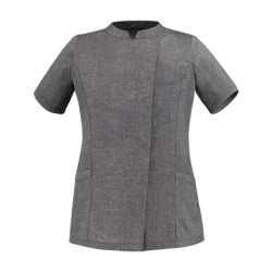 ⭐ CASACA CORCHETES GRIS | Azules de Vergara