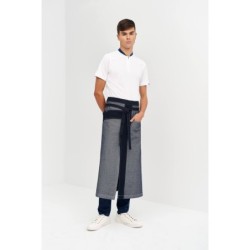 ⭐ DELANTAL FRANCES BICOLOR | Azules de Vergara