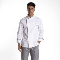 ⭐ CHAQUETILLA COCINERO MANGA LARGA | Azules de Vergara