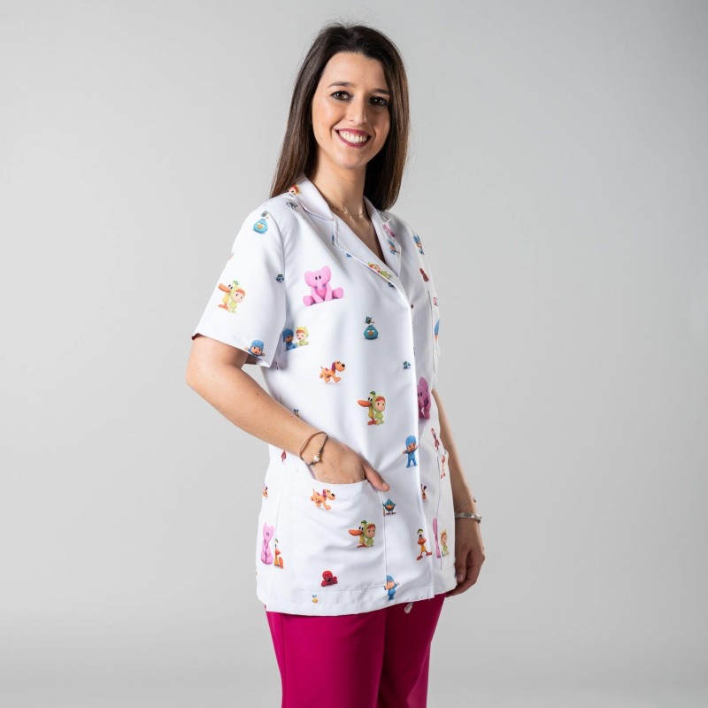 BATA DE MUJER ESTAMPADA