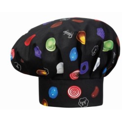 GORRO CHEF BOMBONES PACK 2 UND