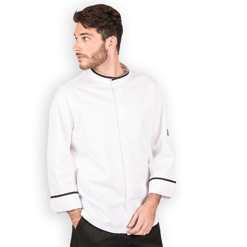 CHAQUETA COCINERO CON VIVOS